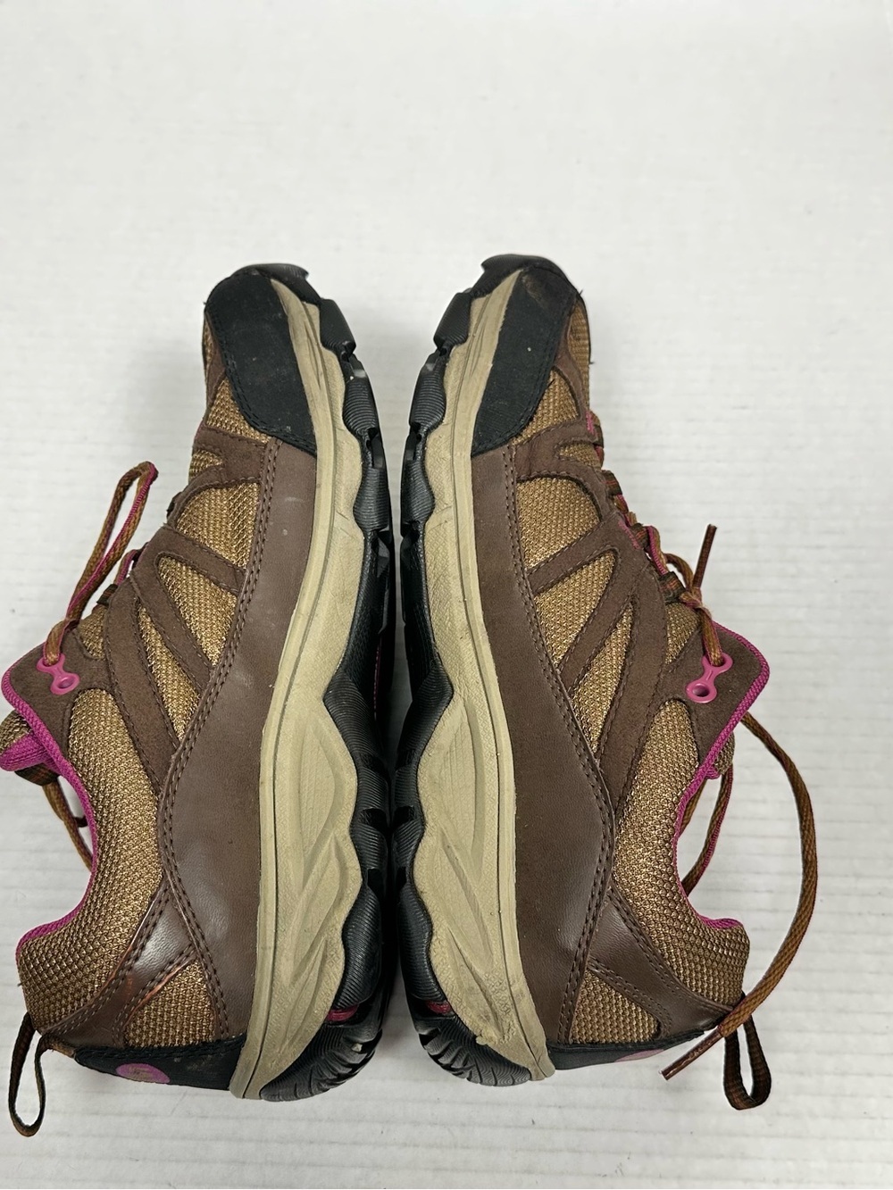 Merrell J55690 Otter Brown Pink Mesh Waterproof Hiking Trail Shoes Women's 9.0 - Picture 7 of 9